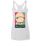 T-Shirts Heather White / X-Small Mope Around Women's Triblend Racerback Tank