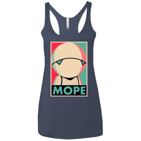 T-Shirts Vintage Navy / X-Small Mope Around Women's Triblend Racerback Tank