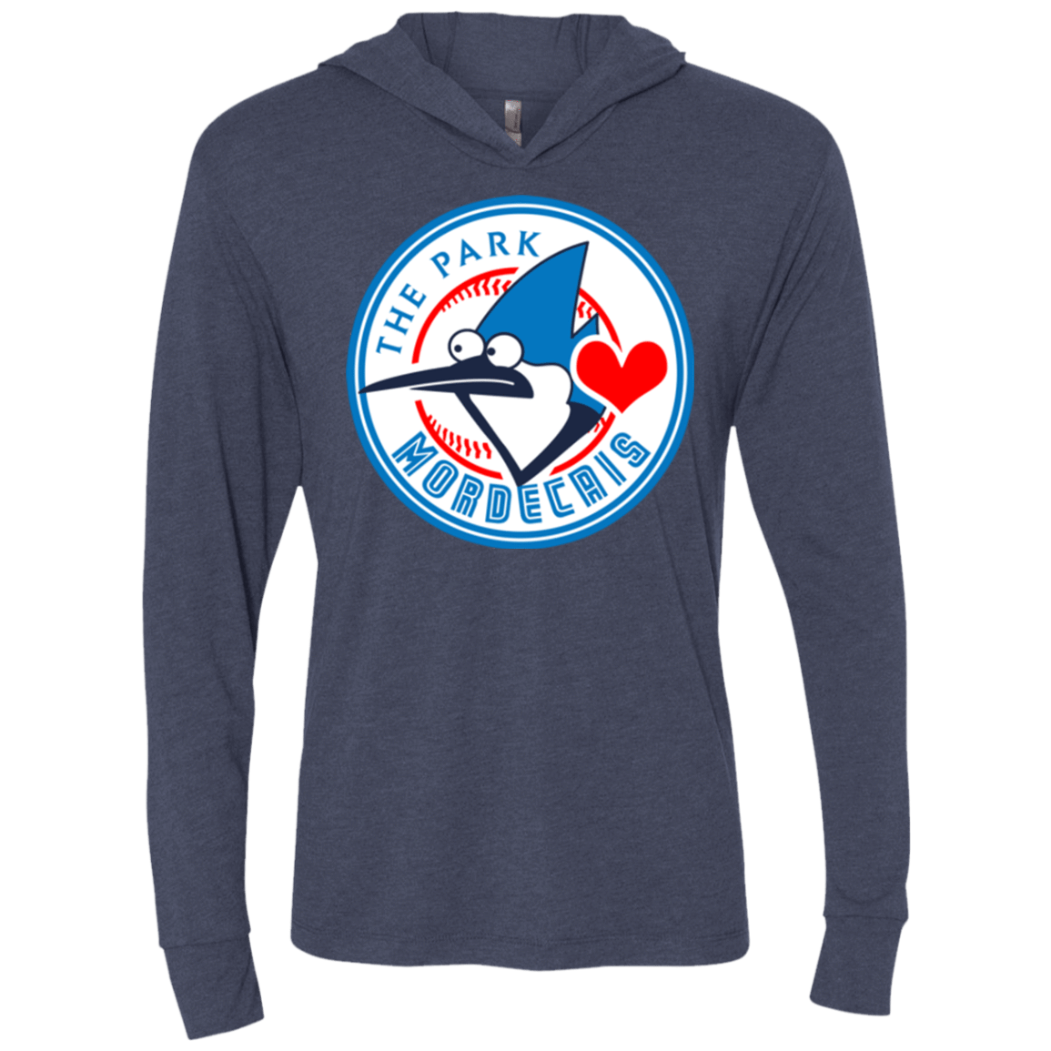T-Shirts Vintage Navy / X-Small Mordecais Triblend Long Sleeve Hoodie Tee