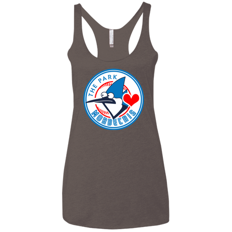 T-Shirts Macchiato / X-Small Mordecais Women's Triblend Racerback Tank