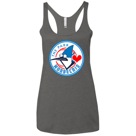 T-Shirts Premium Heather / X-Small Mordecais Women's Triblend Racerback Tank