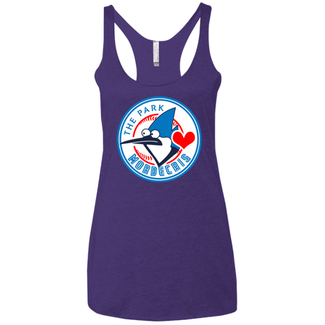 T-Shirts Purple / X-Small Mordecais Women's Triblend Racerback Tank