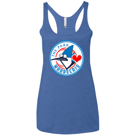 T-Shirts Vintage Royal / X-Small Mordecais Women's Triblend Racerback Tank