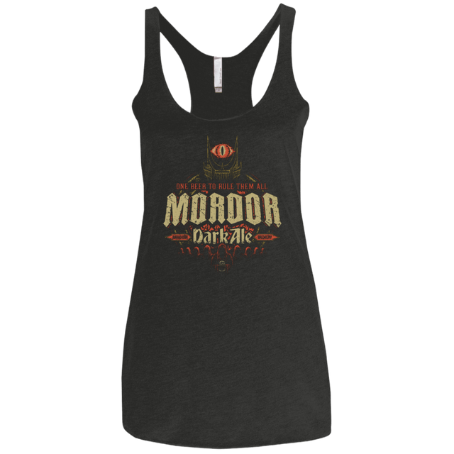 T-Shirts Vintage Black / X-Small Mordor Dark Women's Triblend Racerback Tank