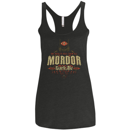 T-Shirts Vintage Black / X-Small Mordor Dark Women's Triblend Racerback Tank