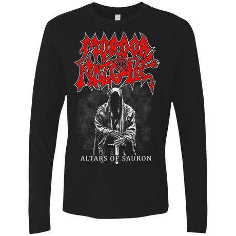 T-Shirts Black / Small Mordor Nazgul Men's Premium Long Sleeve