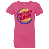 T-Shirts Hot Pink / YXS Mordor Ring Girls Premium T-Shirt
