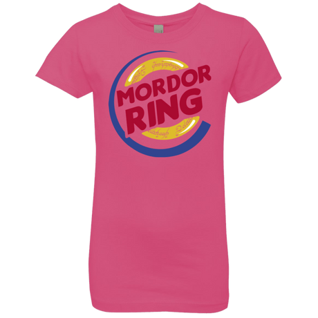 T-Shirts Hot Pink / YXS Mordor Ring Girls Premium T-Shirt