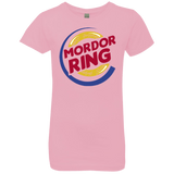 T-Shirts Light Pink / YXS Mordor Ring Girls Premium T-Shirt