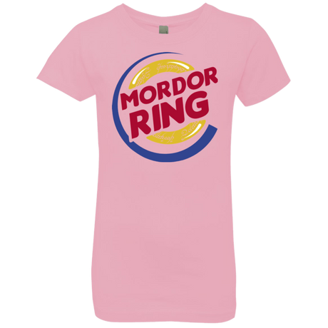 T-Shirts Light Pink / YXS Mordor Ring Girls Premium T-Shirt
