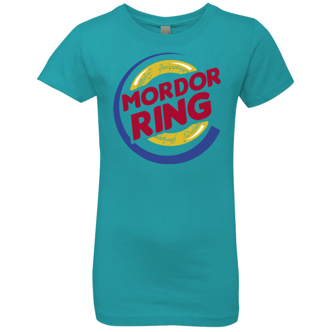 T-Shirts Tahiti Blue / YXS Mordor Ring Girls Premium T-Shirt