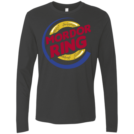 T-Shirts Heavy Metal / Small Mordor Ring Men's Premium Long Sleeve