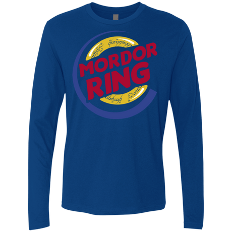 T-Shirts Royal / Small Mordor Ring Men's Premium Long Sleeve