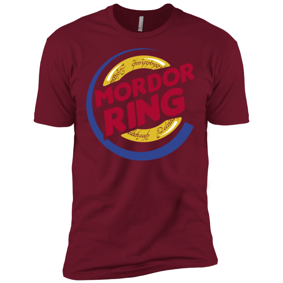 T-Shirts Cardinal / X-Small Mordor Ring Men's Premium T-Shirt