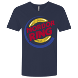 T-Shirts Midnight Navy / X-Small Mordor Ring Men's Premium V-Neck