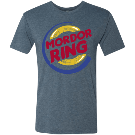 T-Shirts Indigo / Small Mordor Ring Men's Triblend T-Shirt