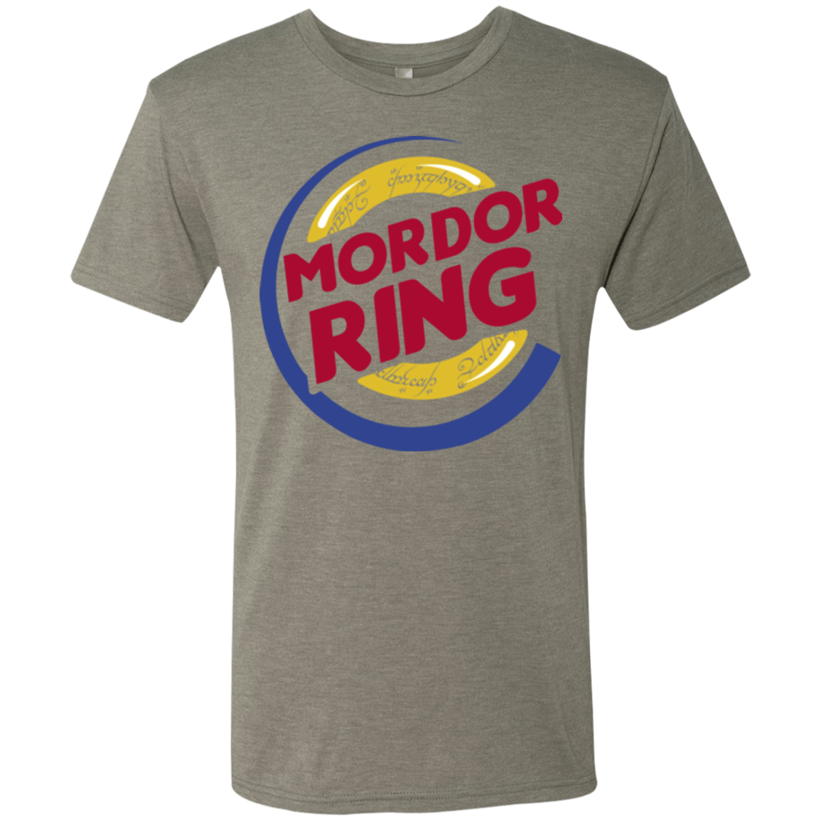 T-Shirts Venetian Grey / Small Mordor Ring Men's Triblend T-Shirt