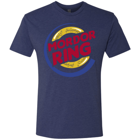 T-Shirts Vintage Navy / Small Mordor Ring Men's Triblend T-Shirt