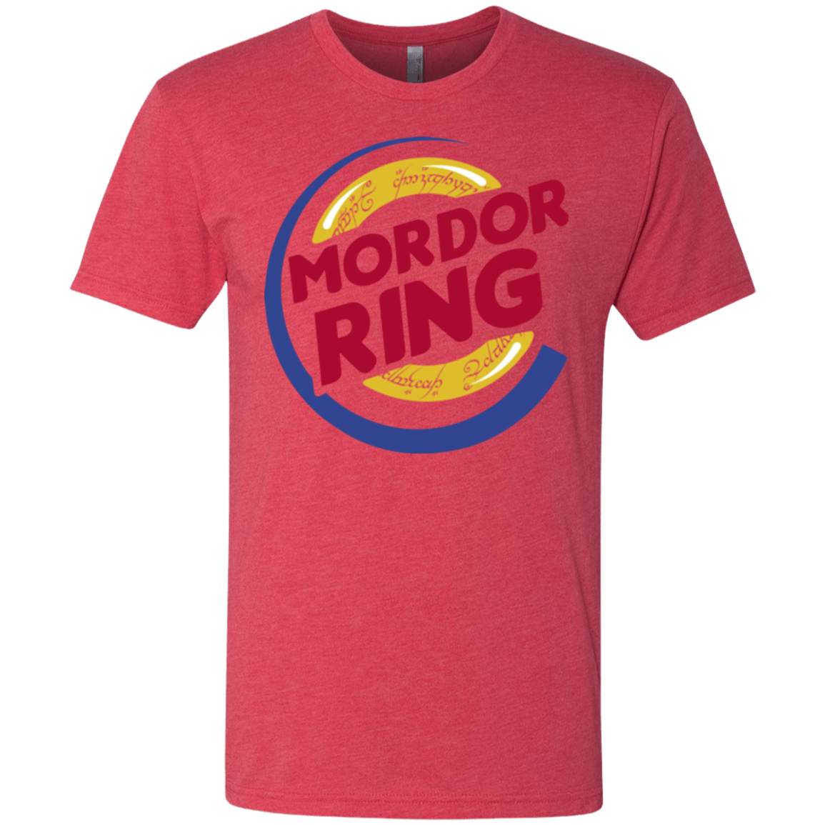 T-Shirts Vintage Red / Small Mordor Ring Men's Triblend T-Shirt