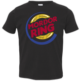 T-Shirts Black / 2T Mordor Ring Toddler Premium T-Shirt