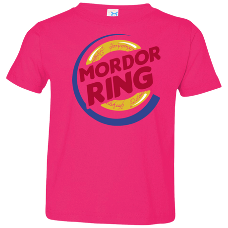 T-Shirts Hot Pink / 2T Mordor Ring Toddler Premium T-Shirt