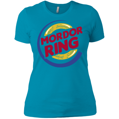 T-Shirts Turquoise / X-Small Mordor Ring Women's Premium T-Shirt