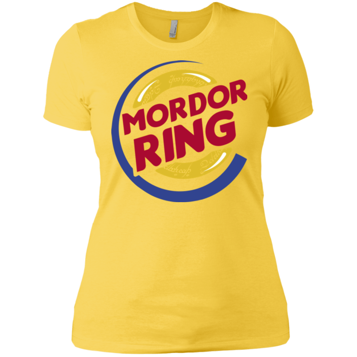 T-Shirts Vibrant Yellow / X-Small Mordor Ring Women's Premium T-Shirt