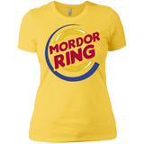 T-Shirts Vibrant Yellow / X-Small Mordor Ring Women's Premium T-Shirt