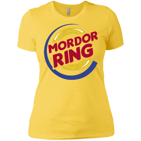 T-Shirts Vibrant Yellow / X-Small Mordor Ring Women's Premium T-Shirt