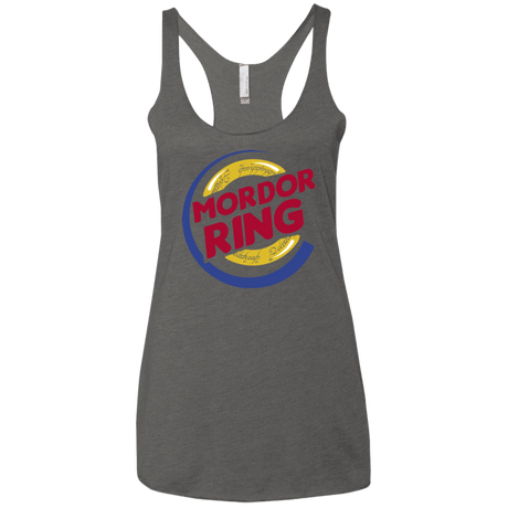 T-Shirts Premium Heather / X-Small Mordor Ring Women's Triblend Racerback Tank