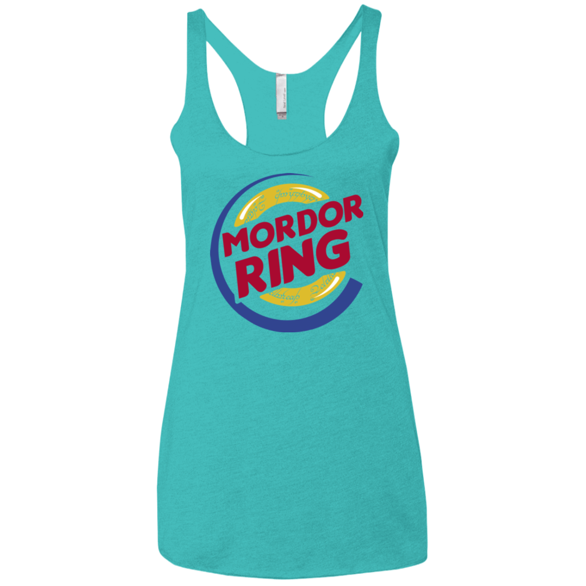 Mordor Ring Women's Triblend Racerback Tank