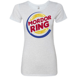 T-Shirts Heather White / Small Mordor Ring Women's Triblend T-Shirt
