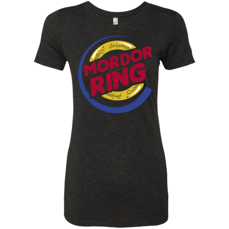T-Shirts Vintage Black / Small Mordor Ring Women's Triblend T-Shirt