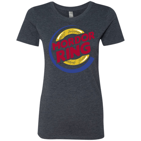 T-Shirts Vintage Navy / Small Mordor Ring Women's Triblend T-Shirt