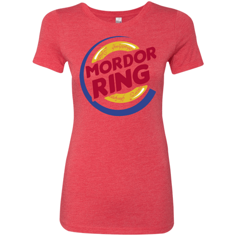 T-Shirts Vintage Red / Small Mordor Ring Women's Triblend T-Shirt