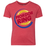 T-Shirts Vintage Red / YXS Mordor Ring Youth Triblend T-Shirt