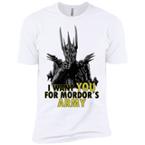 T-Shirts White / YXS Mordors army Boys Premium T-Shirt