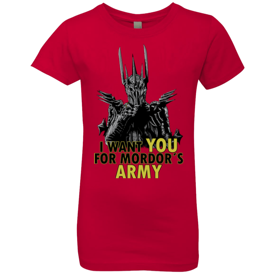 T-Shirts Red / YXS Mordors army Girls Premium T-Shirt