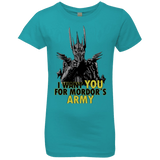 T-Shirts Tahiti Blue / YXS Mordors army Girls Premium T-Shirt