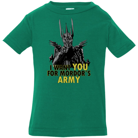 T-Shirts Kelly / 6 Months Mordors army Infant Premium T-Shirt