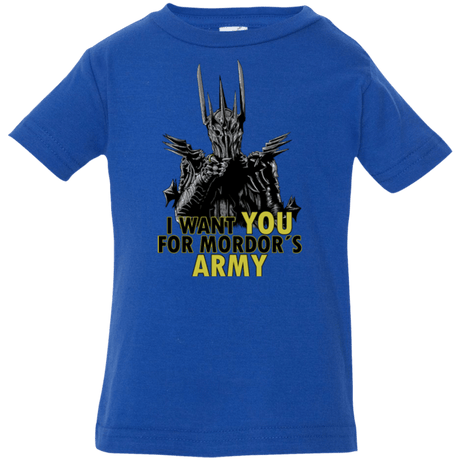 T-Shirts Royal / 6 Months Mordors army Infant Premium T-Shirt
