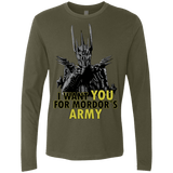 T-Shirts Military Green / Small Mordors army Men's Premium Long Sleeve