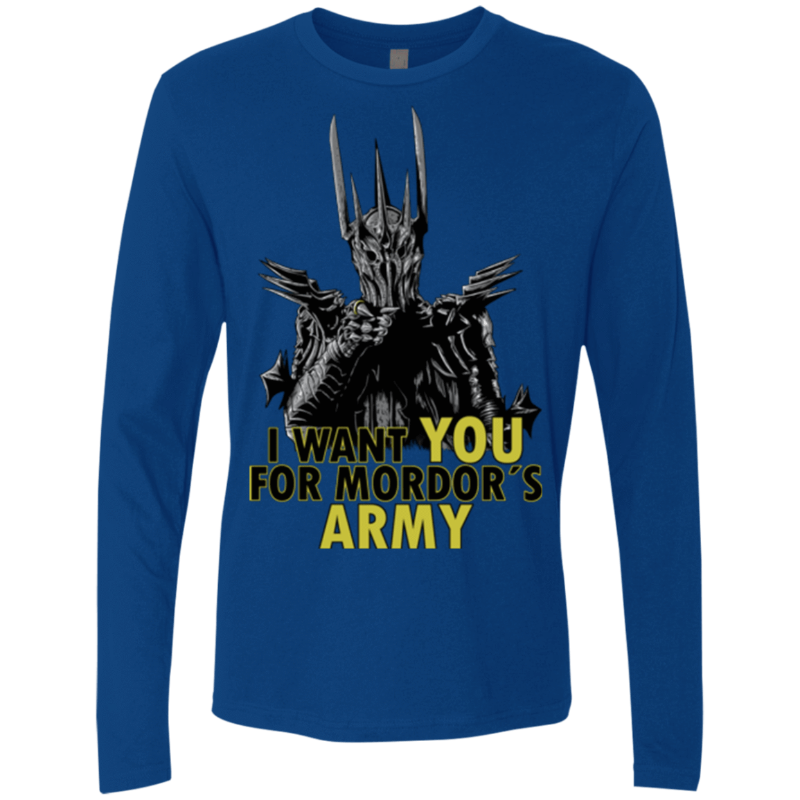 T-Shirts Royal / Small Mordors army Men's Premium Long Sleeve