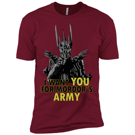 T-Shirts Cardinal / X-Small Mordors army Men's Premium T-Shirt