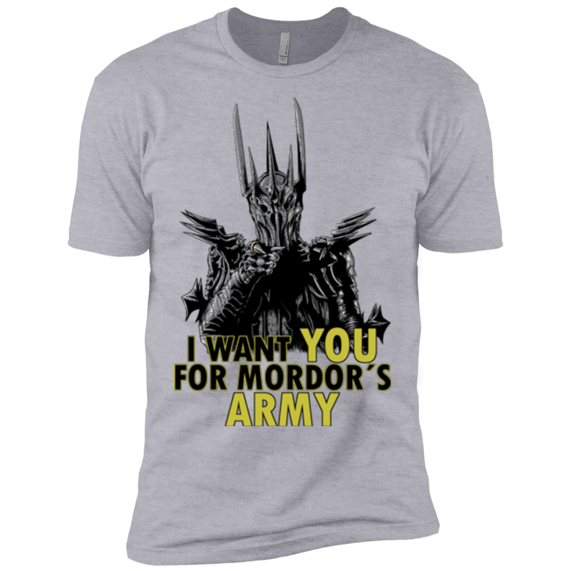 T-Shirts Heather Grey / X-Small Mordors army Men's Premium T-Shirt