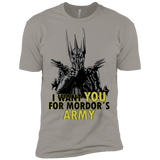 T-Shirts Light Grey / X-Small Mordors army Men's Premium T-Shirt