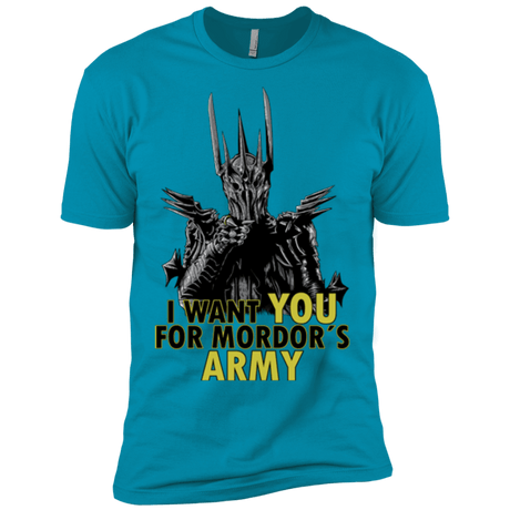 T-Shirts Turquoise / X-Small Mordors army Men's Premium T-Shirt