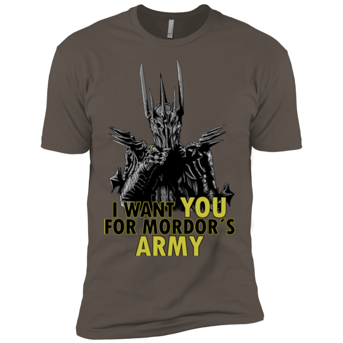 T-Shirts Warm Grey / X-Small Mordors army Men's Premium T-Shirt
