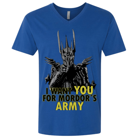 T-Shirts Royal / X-Small Mordors army Men's Premium V-Neck