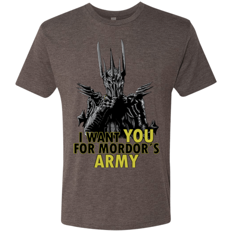 T-Shirts Macchiato / Small Mordors army Men's Triblend T-Shirt